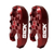 Pedalines Anchos De Aluminio Anodizado Sick Racing Rojos