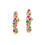 Brinco Alegria Ear Hook Cravejado Colors Dourado - comprar online