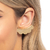 Brinco Ear Cuff Medalhas Dourada - comprar online