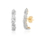 Brinco Magia Ear Hook Grosso Cravejado Dourado