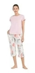 PIJAMA MANGA MANGAS CORTAS CON CAPRI AMBAR WOMAN (93.WO15049I21)