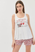 PIJAMA MUSCULOSA CON SHORT LOVELY BONJOUR LULU (95.L2308)