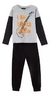 PIJAMA REMERA MANGA LARGA Y BABUCHA ROCK (93.MB25014)