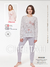 PIJAMA REMERA MANGA LARGA Y CIGARETTE CHEETAH (93.PR10129) - comprar online