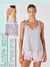 PIJAMA MUSCULOSA SOLERO CON SHORT LOVE AND DREAMS PROMESSE (93.PR10103V22)