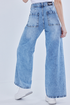 Jean Wide leg Ursula - scombro