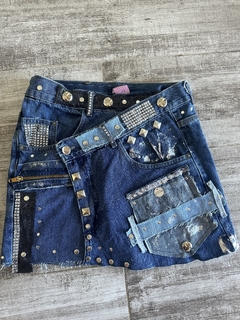 Mini jean Customizada Karu