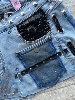 Mini jean Customizada Tina - comprar online