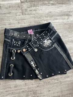 Mini jean Customizada Black - comprar online