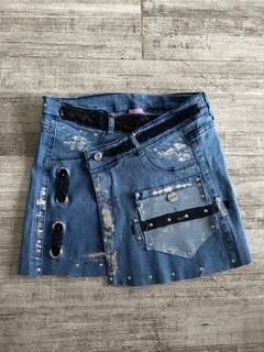 Mini jean Customizada Elly