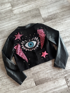 Chaqueta Print Fucsia