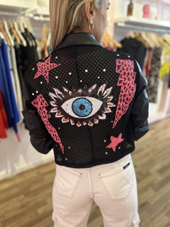 Chaqueta Print Fucsia - comprar online