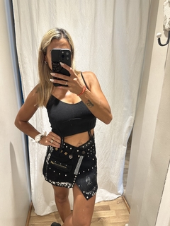 Mini jean Customizada black Ill - comprar online