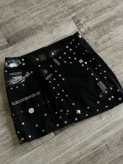 Mini jean Customizada black. 2 - comprar online