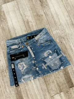 Mini jean Customizada Sofia - comprar online