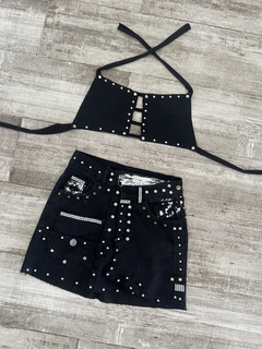 Top jean customizado Tamy - comprar online