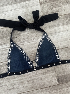 Top jean customizado Lola