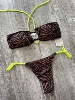 Bikini neón print