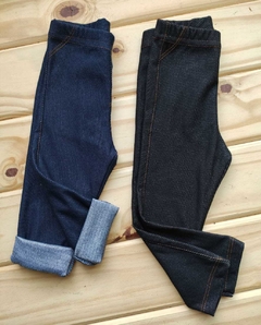 Calça Legging Jeans Menina - Moda Infantil Sustentável e Consumo Consciente | Mi Semelita | 