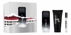 212 VIP BLACK EDP 100ML + SHOWER GEL 100ML + TRAVEL SIZE SET