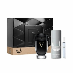 ESTUCHE INVICTUS VICTORY EDP 100ML + DEO 150ML + TRAVEL SPRAY 10ML PACO RABANNE