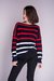 Daiana. Sweater perlado rayado - tienda online