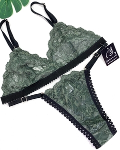 Conjunto Suri verde militar