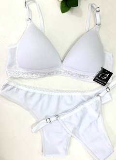 Conjunto Victoria Algodon y lycra Blanco - tienda online