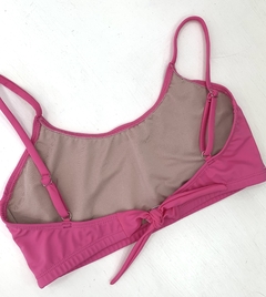 BIKINI MONACO TOP FUSCIA CON COLALESS FUSCIA - Como yo te cielo