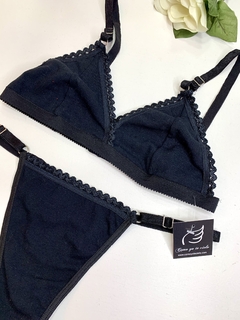 Conjunto Amelie negro