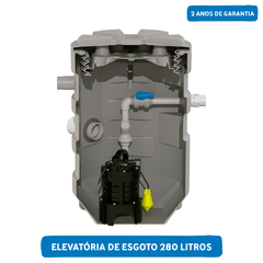 Elevatória de esgoto SANIFOS 280 - 220 V - 1 bomba vórtex de 2 CV na internet