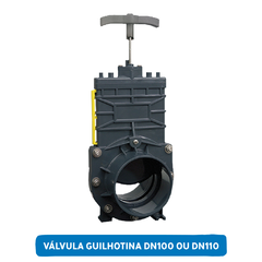 Válvula guilhotina DN100 ou DN110 - comprar online