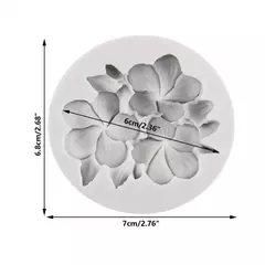 Molde Silicona Flor 3 Plumerias C/ Hojas Fondant Velas Jabon en internet