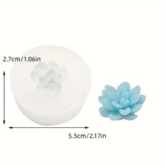 Molde Silicona Vela Flor Dalia Pequeña M2 en internet