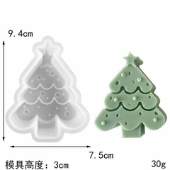 Molde Silicona Vela Navideña Pino Arbol De Navidad Estrella en internet