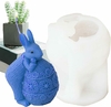 Molde Silicona Vela Conejo De Pascua Y Huevo M1 - comprar online