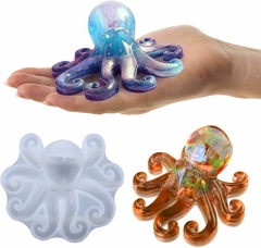 Molde Silicona Pulpo Resina - Fun Style Design