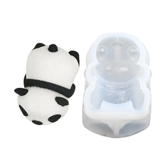 Molde Silicona Vela Oso Panda Dormido - tienda online