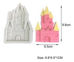 Molde Silicona Castillo Princesas Hadas Fondant Porcelana - comprar online