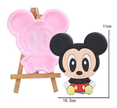 Molde Silicona Mickey Baby Fondant Porcelana Fria - comprar online