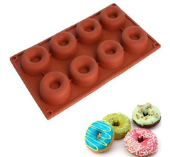 Molde Silicona Donas X 8 Rosquillas Donuts Reposteria - comprar online