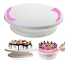 Plato Giratorio Base Pie 28cm Plastico Torta Reposteria