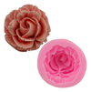 Molde Silicona Rosa Flor Fondant Porcelana Fria Yeso