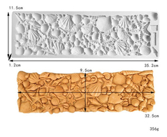 Molde Silicona Guarda Xl Fondo De Mar Fondant Porcelana Fria - comprar online