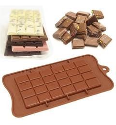 Molde Silicona Tableta Barra Chocolate