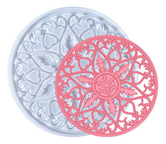 Molde Silicona Posa Fuente Mandala Arabescos - Fun Style Design