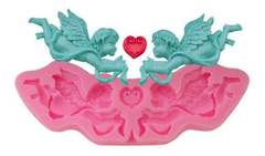 Molde Silicona Angelitos Cupido Fondant Porcelana Fria Yeso en internet