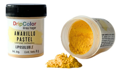 Colorante Comestible Liposoluble Amarillo Pastel Drip Color