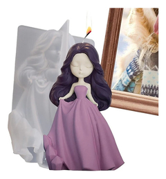 Molde Silicona Vela Princesa 3d - Fun Style Design