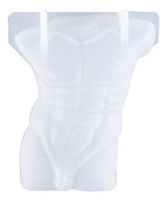 Molde Silicona Velas Torso Hombre